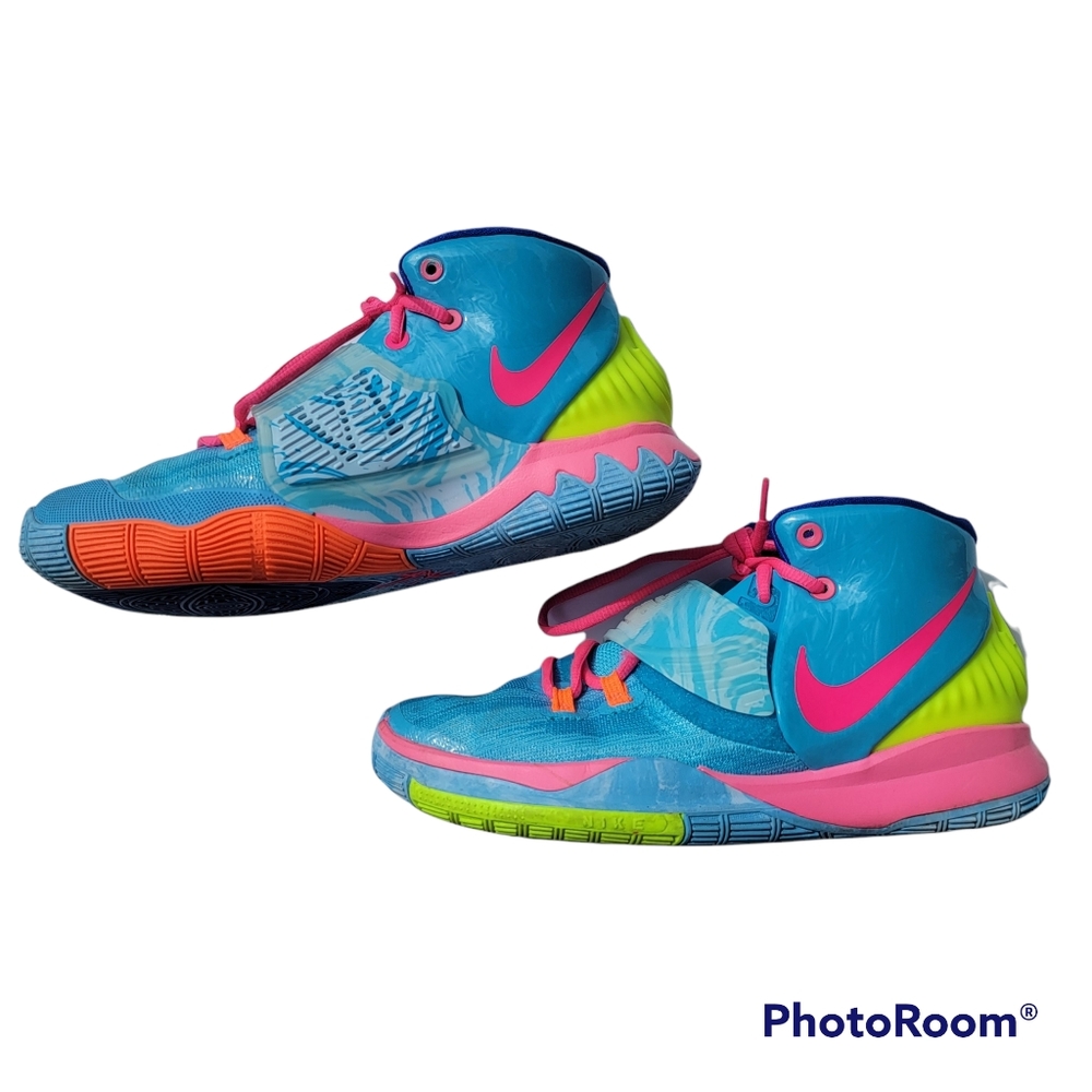 Nike Kyrie 6 GS Pool Basketball Sneakers Size 7Y - Picture 2 of 7